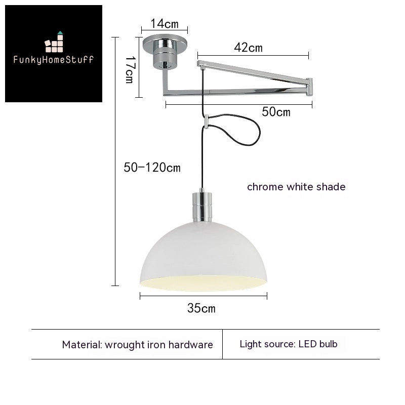 Nordic Style Iron Pendant Lamp - Modern Minimalist Chandelier