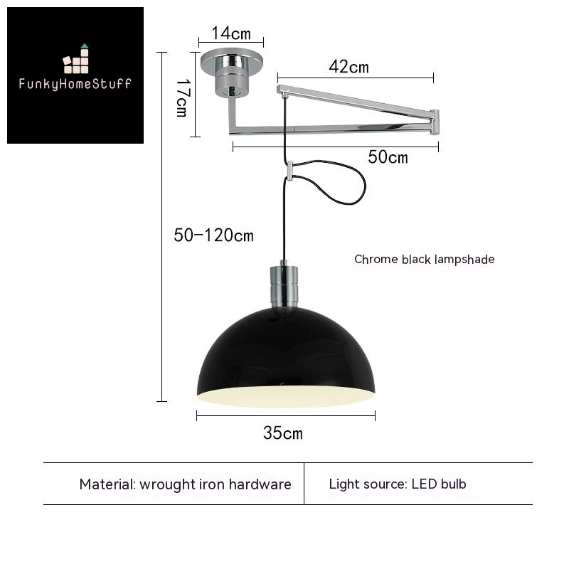 Nordic Style Iron Pendant Lamp - Modern Minimalist Chandelier