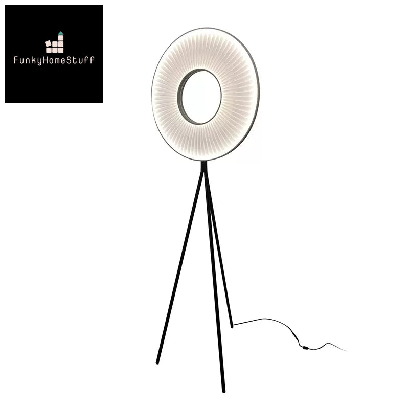 Nordic Minimalist Fabric Pleats LED Floor Lamp