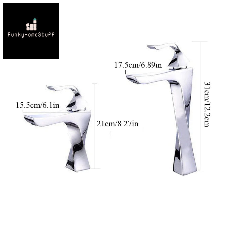 Modern Single Handle Bathroom Sink Faucet Deck Mounted