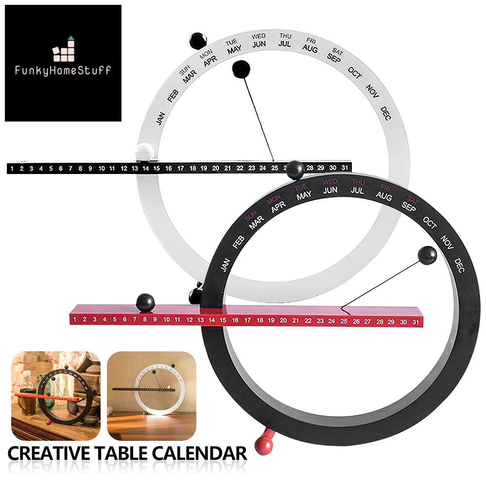 Creative Magnetic Ball Clock Perpetual Calendar