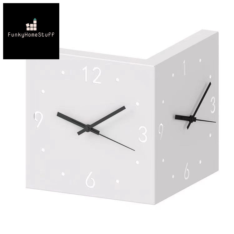 Automatic Induction Lamp Corner Wall Clock