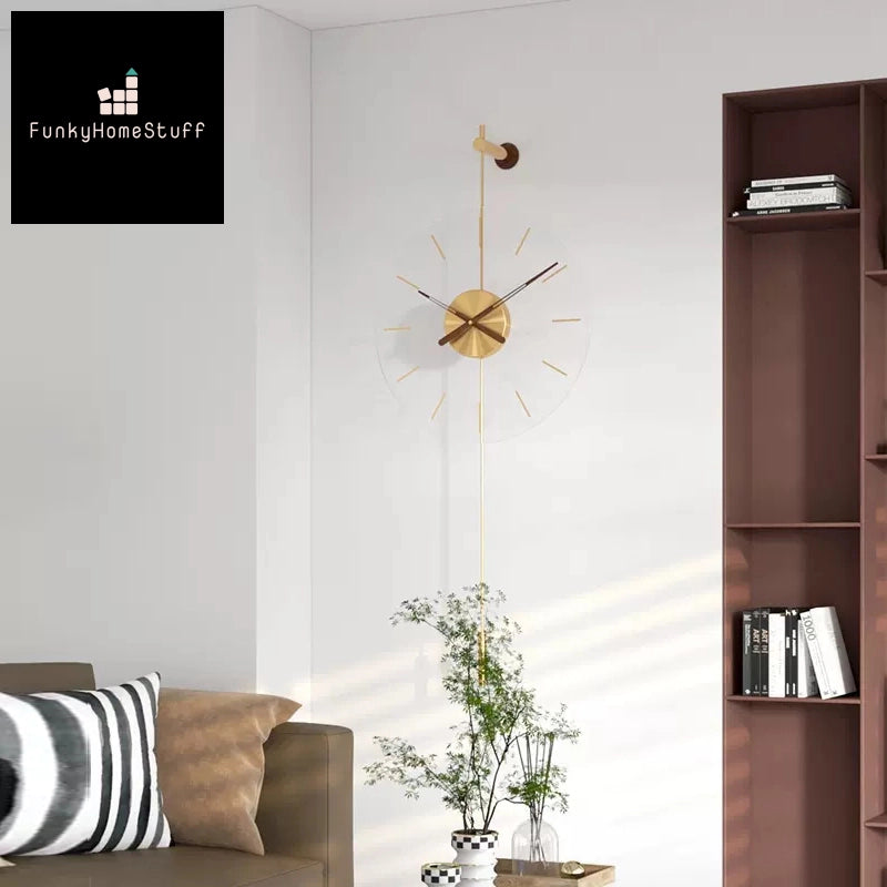 Luxury Metal Wall Clock DIY Modern Design