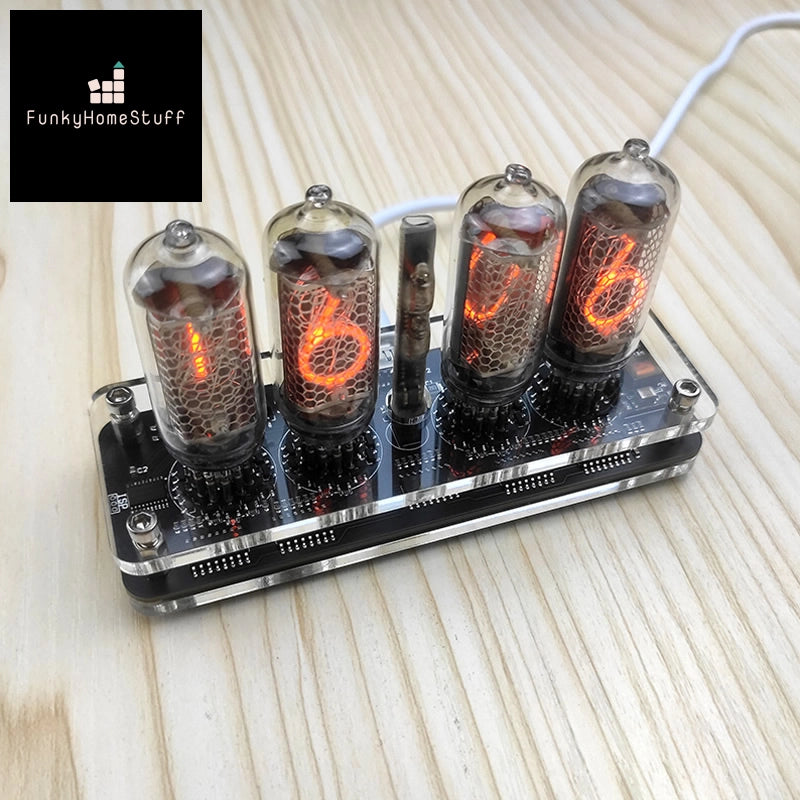 IN-8 Nixie Glow Tube Clock with Remote Controller