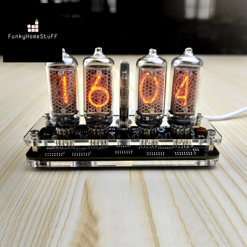 IN-8 Nixie Glow Tube Clock with Remote Controller