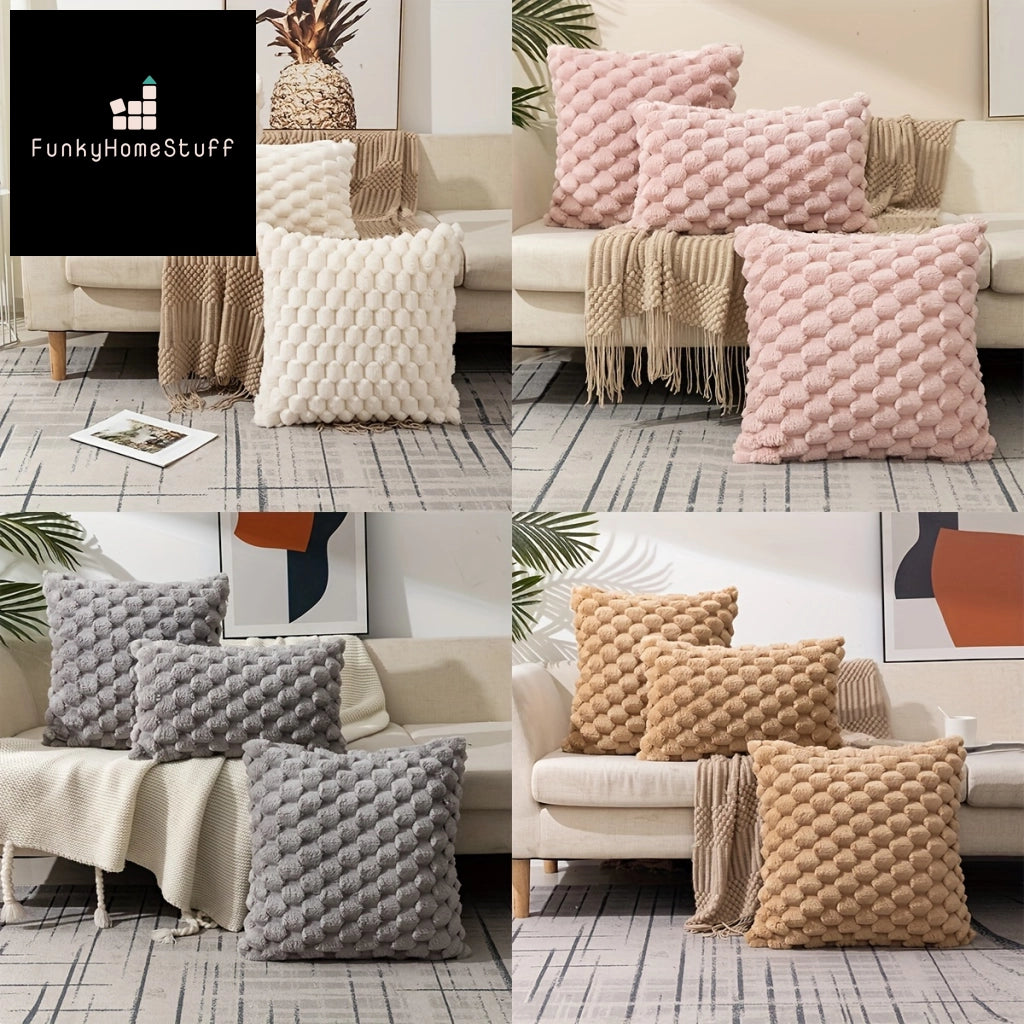 Soft Knit Modern Pillow Covers