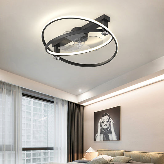 Sleek & Modern LED Ceiling Fan Light Remote Control